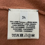 Hermes Brides de Gala Brid du Bridg Virgin Wool Cashmere Long Sleevenit Orange — view 6