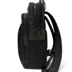 Prada Triangle Logo Re-Nylon Saffiano Leather Backpack with Day Pack Black — view 5