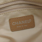 Chanel Tote New Travel Line MM Beige Leather New MM — view 4