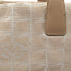 Chanel Tote New Travel Line MM Beige Leather New MM — view 6