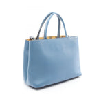 Fendi Handbag Petite 2 Jours Toujour Light Blue Leather — view 2
