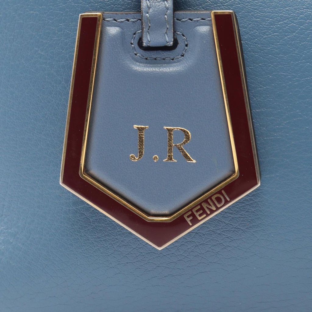Fendi Handbag Petite 2 Jours Toujour Light Blue Leather — view 5