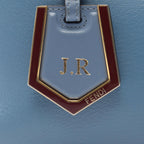 Fendi Handbag Petite 2 Jours Toujour Light Blue Leather — view 5