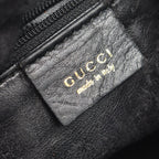 Gucci Shoulder Bag Bamboo 001 Black Leather — view 4