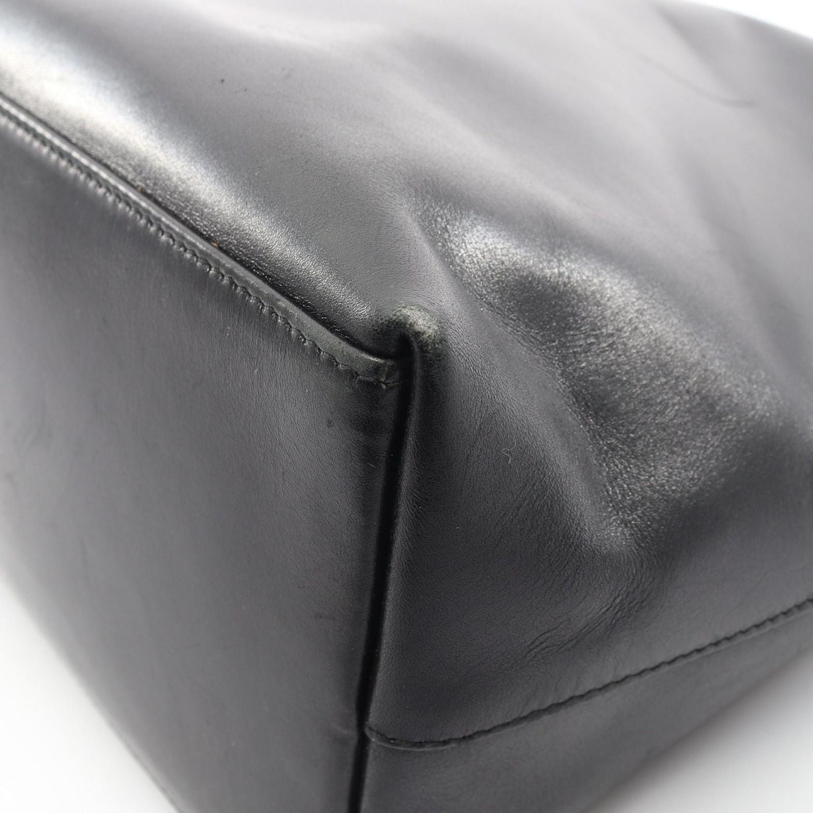 Gucci Shoulder Bag Bamboo 001 Black Leather — view 5