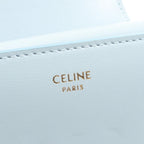Celine Trifold Wallet Triomphe Small Flap 783 Dpv Light Blue Leather — view 4