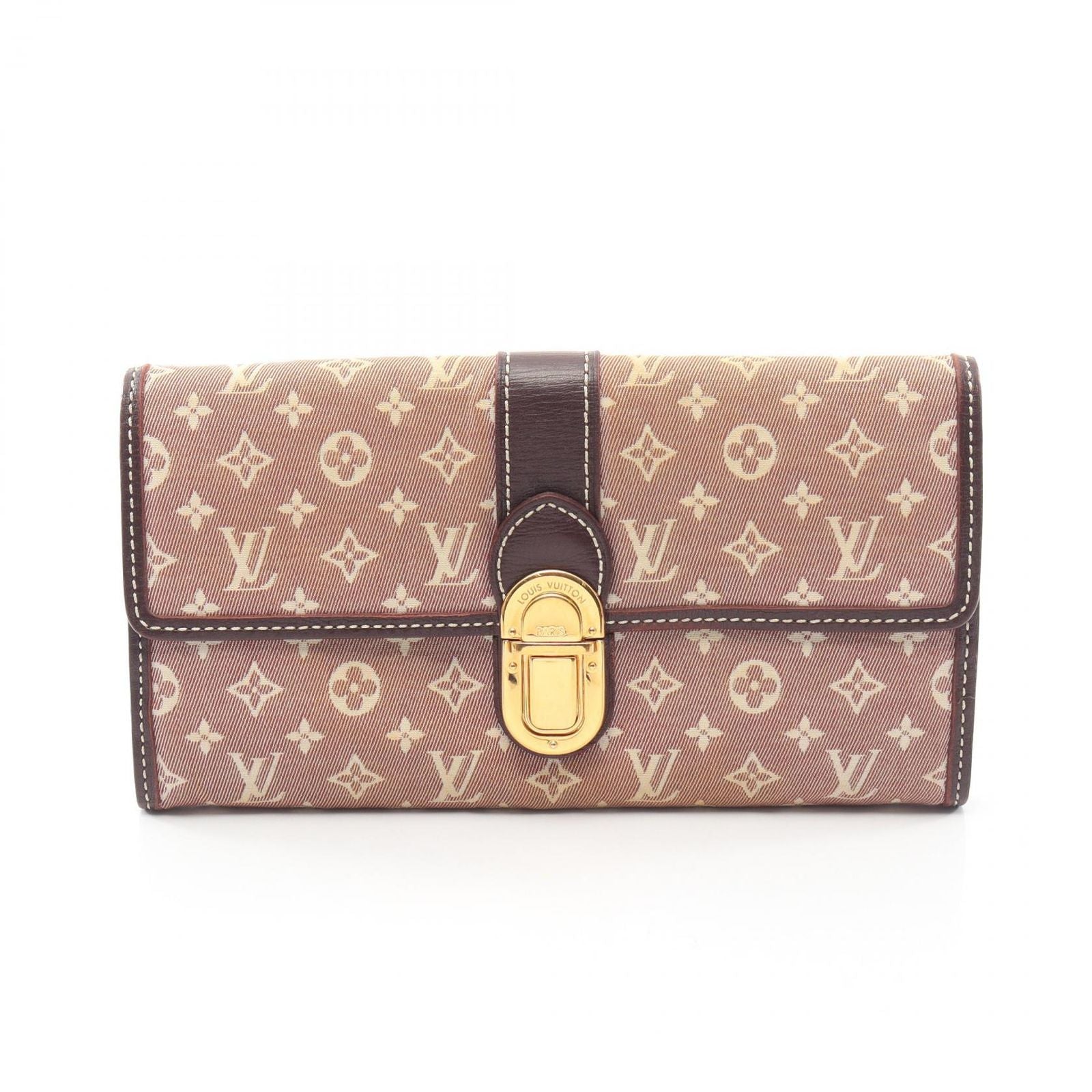Louis Vuitton Bifold Wallet Portefeuille Sarah Monogram Idylle Sepia Canvas
