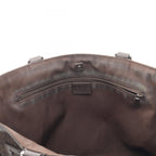 Gucci Tote Abbey GG Brown Canvas Leather — view 9