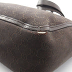 Gucci Tote Abbey GG Brown Canvas Leather — view 5