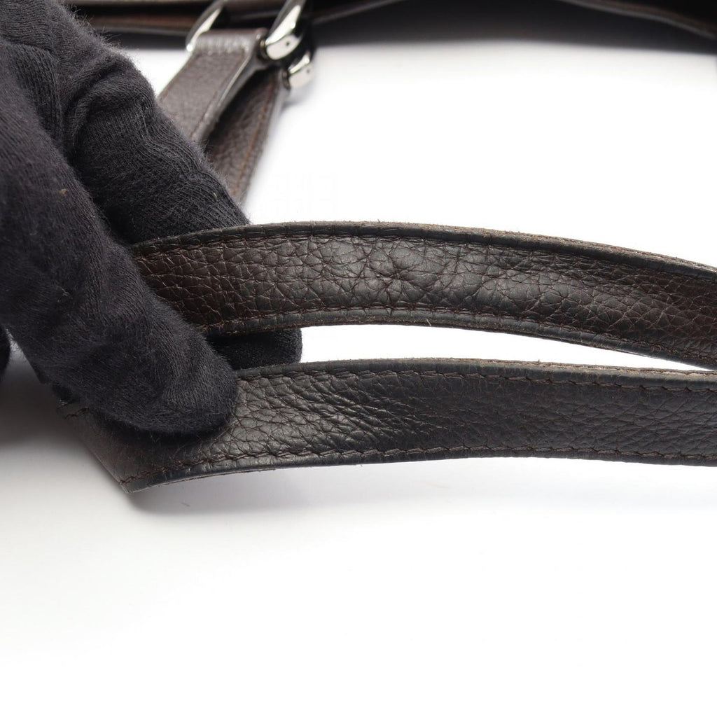 Gucci Tote Abbey GG Brown Canvas Leather — view 7