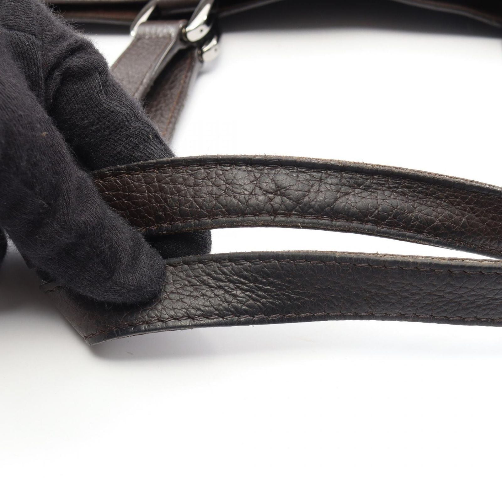 Gucci Tote Abbey GG Brown Canvas Leather — view 7