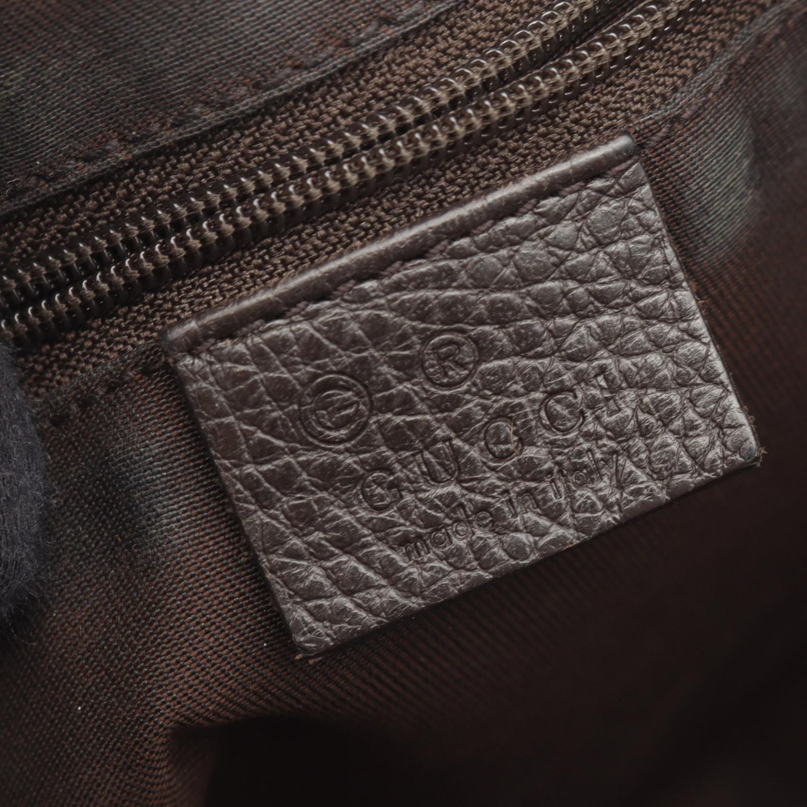 Gucci Tote Abbey GG Brown Canvas Leather — view 4