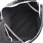 Chanel Shoulder Bag la Pausa Cruise Collection Black White Canvas Leather — view 3