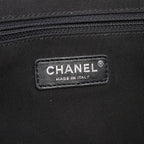 Chanel Shoulder Bag la Pausa Cruise Collection Black White Canvas Leather — view 4