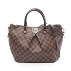Louis Vuitton Handbag Sienna Mm2 Way Canvas Leather MM
