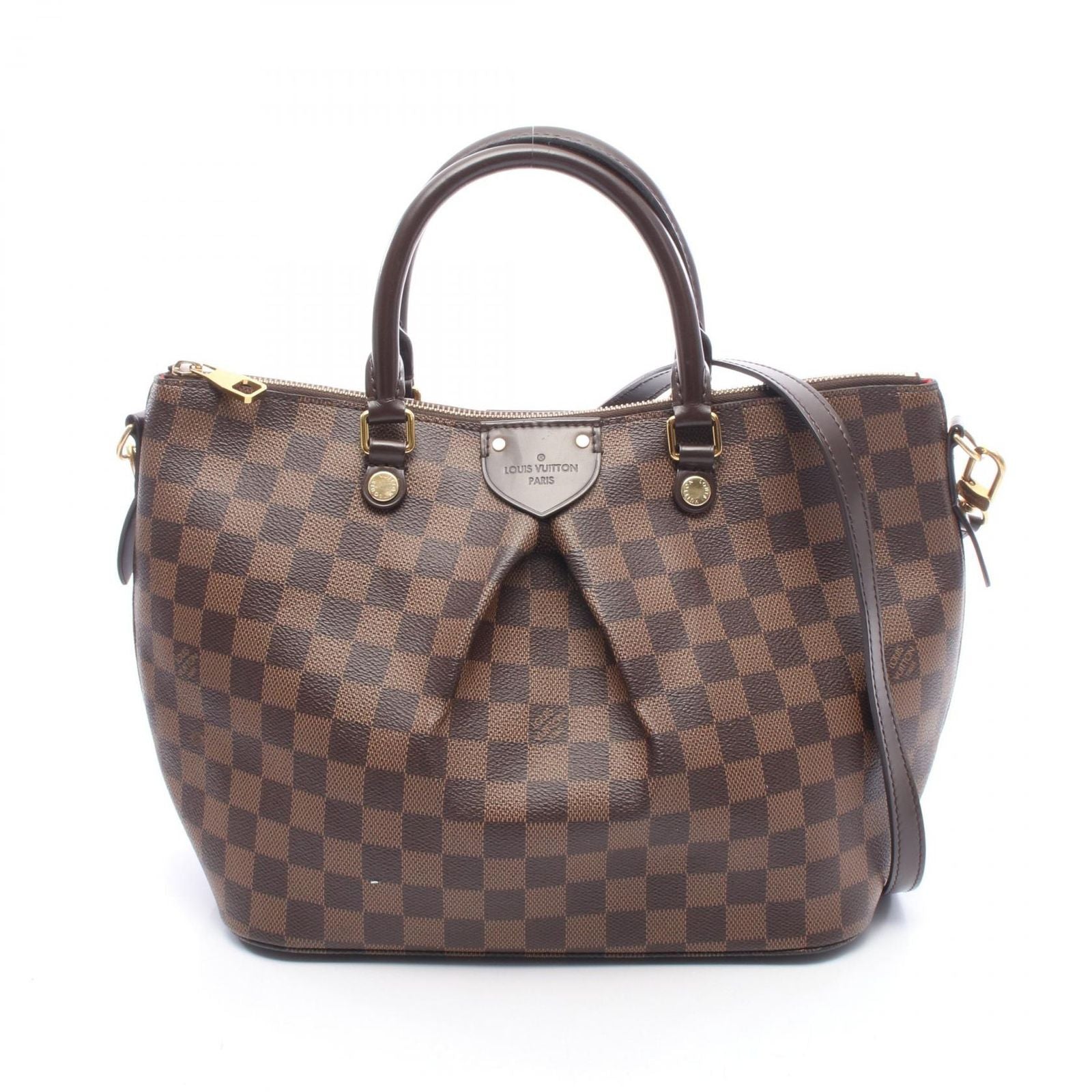 Louis Vuitton Handbag Sienna Mm2 Way Canvas Leather MM
