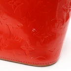 Louis Vuitton Handbag Houston Monogram Vernis Rouge Leather — view 7