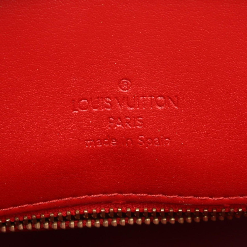 Louis Vuitton Handbag Houston Monogram Vernis Rouge Leather — view 4