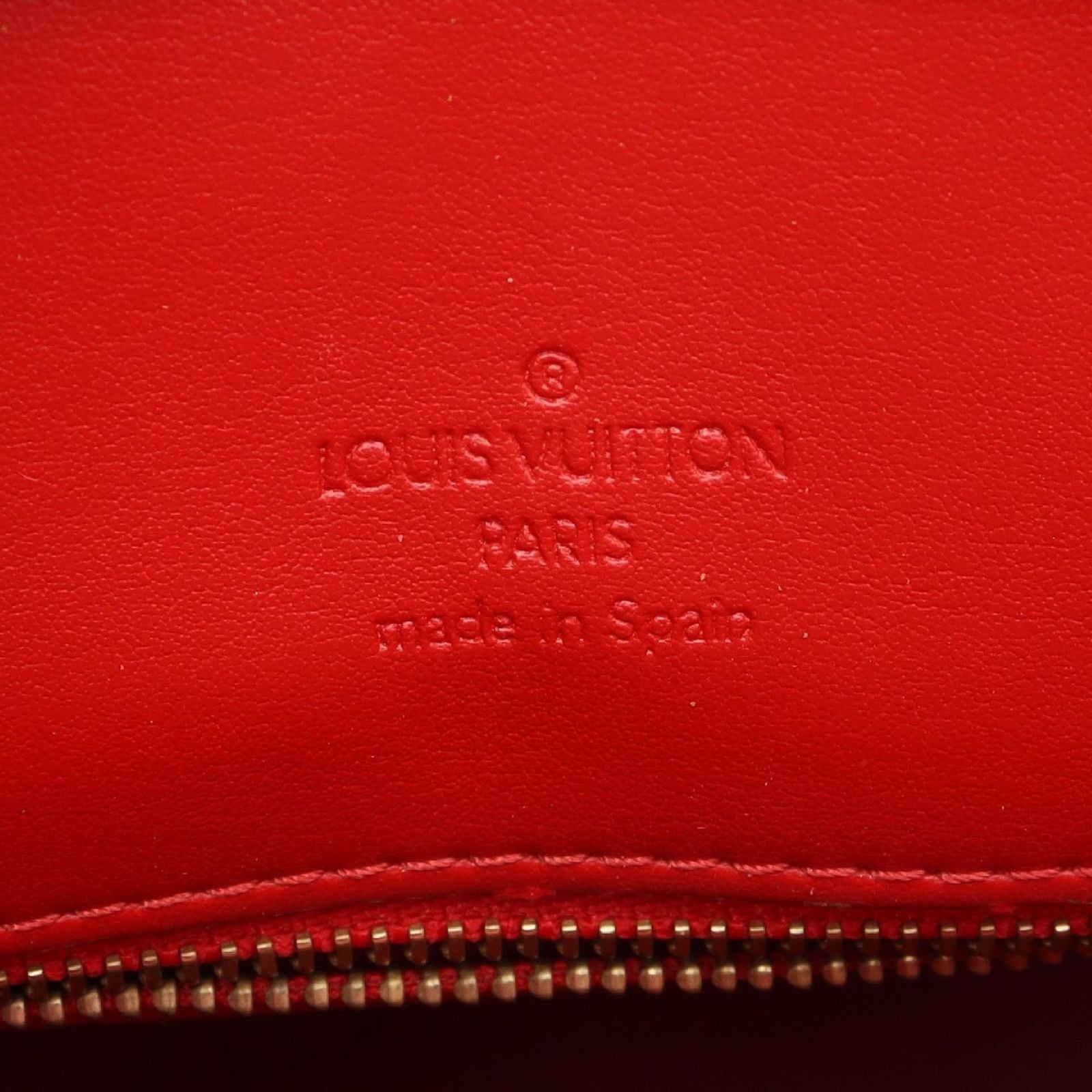 Louis Vuitton Handbag Houston Monogram Vernis Rouge Leather — view 4