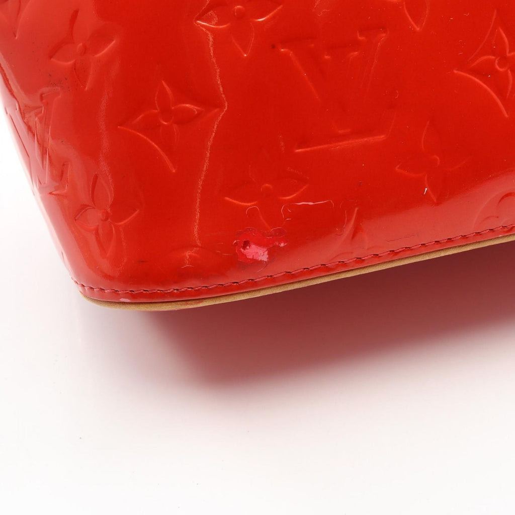 Louis Vuitton Handbag Houston Monogram Vernis Rouge Leather — view 9