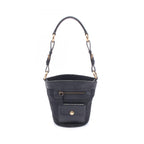 Prada Triangle Logo Black Nylon Leather Shoulder