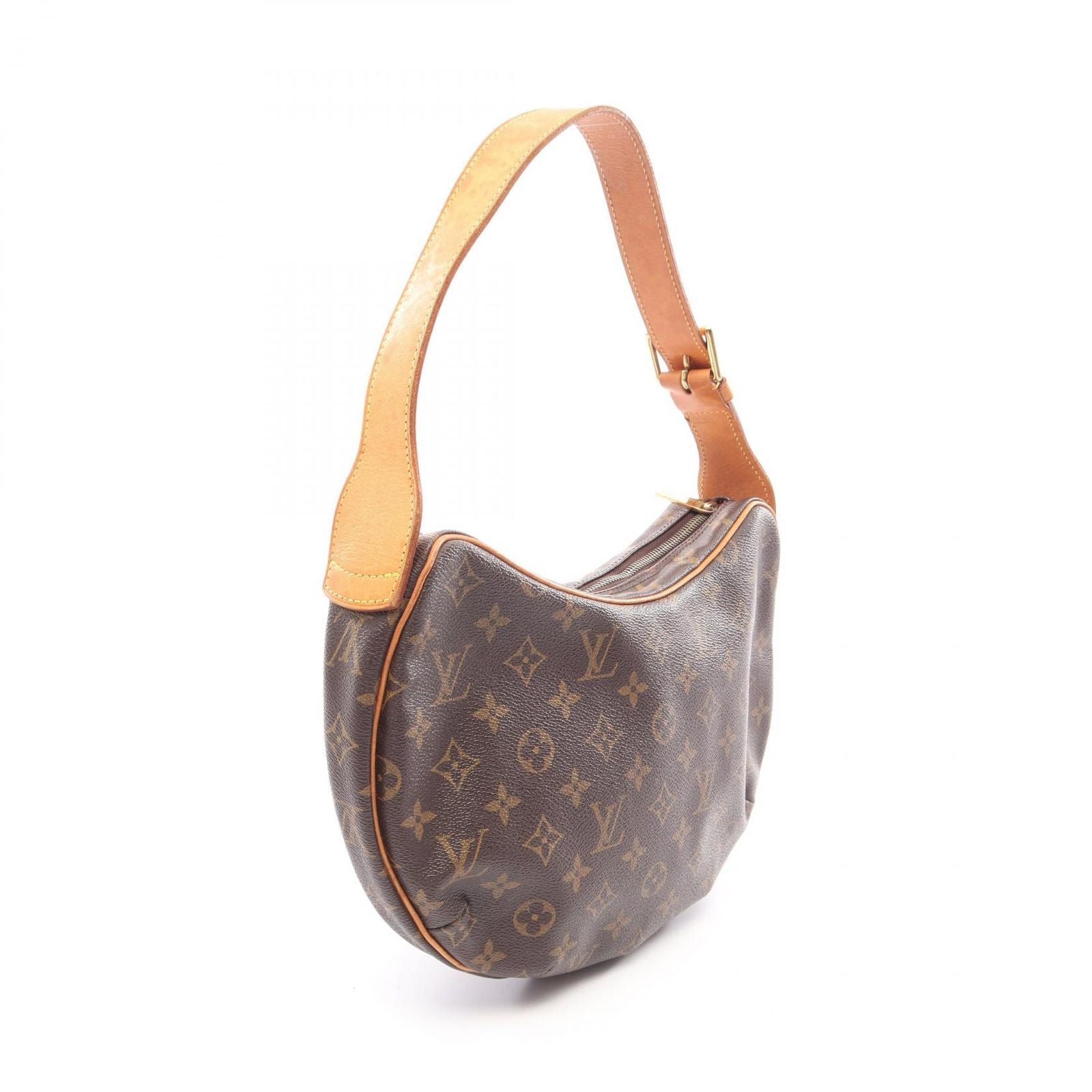 Louis Vuitton Shoulder Bag Croissant MM Monogram Canvas Leather — view 2