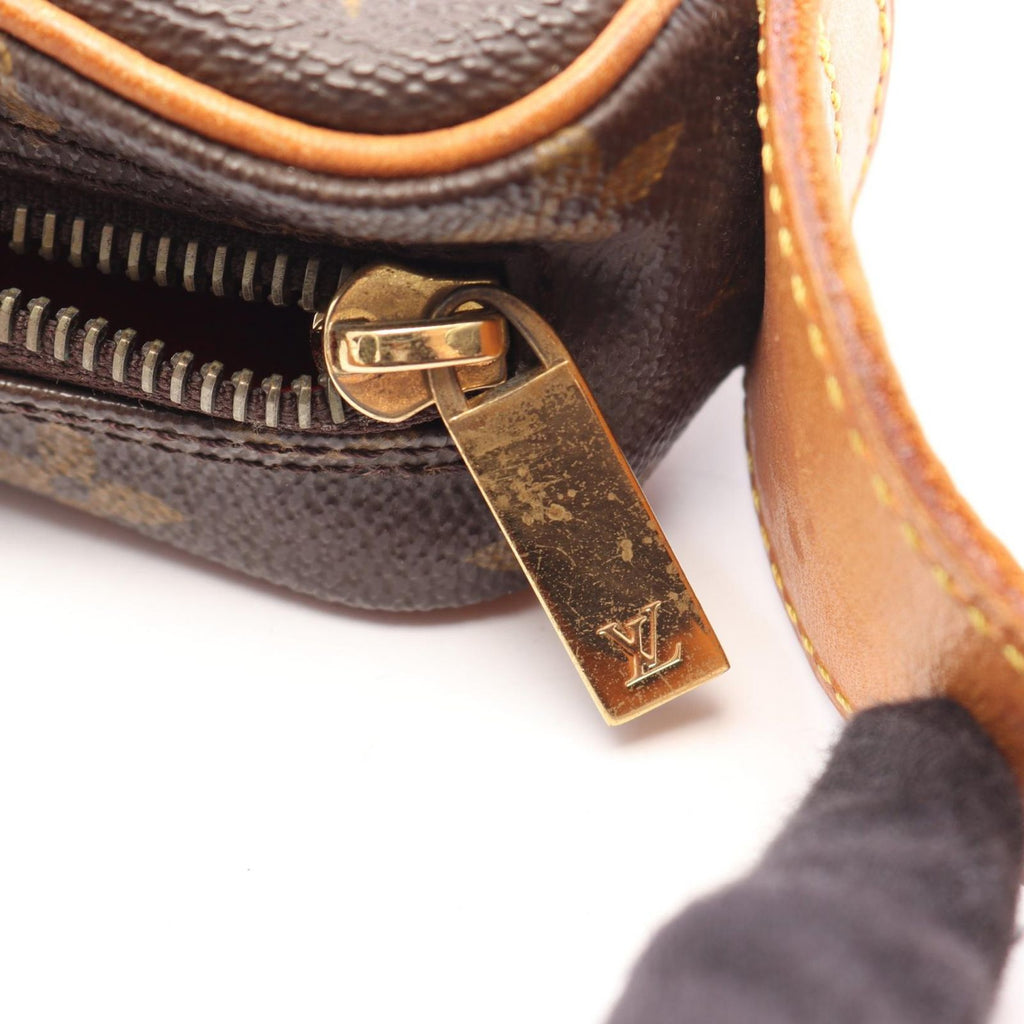 Louis Vuitton Shoulder Bag Croissant MM Monogram Canvas Leather — view 6