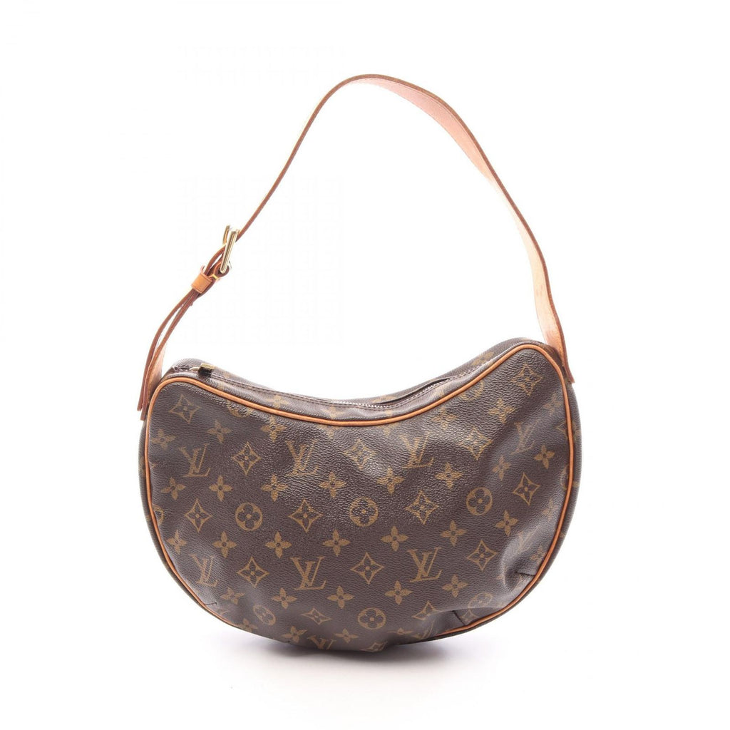 Louis Vuitton Shoulder Bag Croissant MM Monogram Canvas Leather