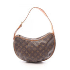 Louis Vuitton Shoulder Bag Croissant MM Monogram Canvas Leather