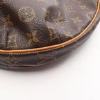Louis Vuitton Shoulder Bag Croissant MM Monogram Canvas Leather — view 9