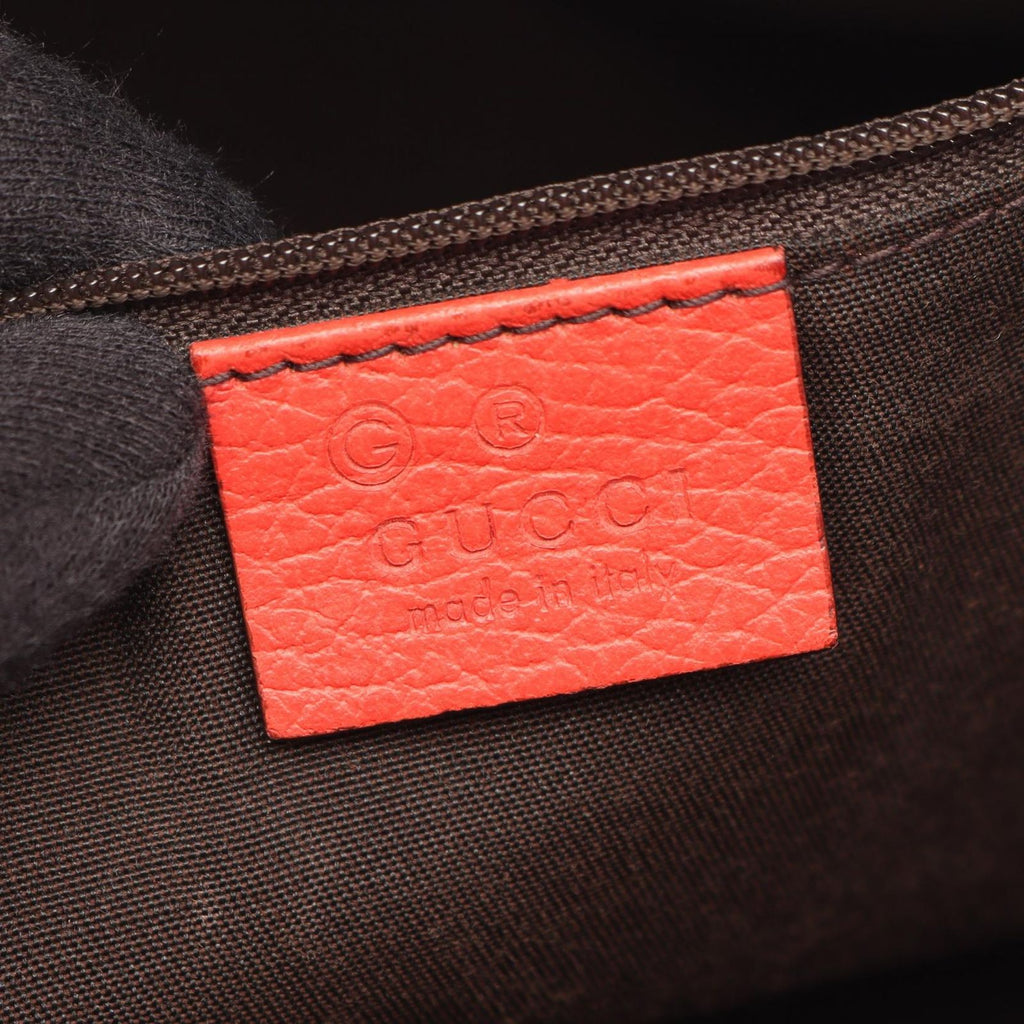 Gucci Tote Interlocking G2 Way Red Leather — view 4