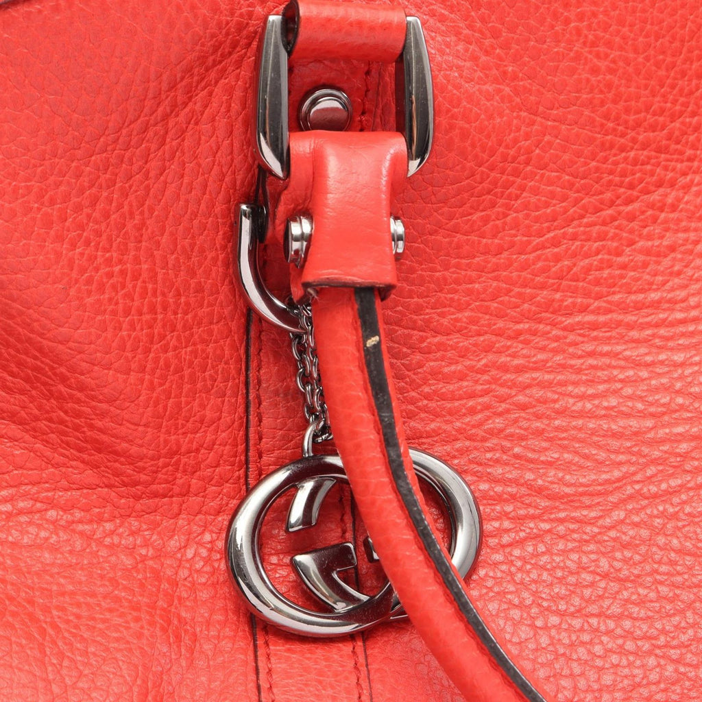 Gucci Tote Interlocking G2 Way Red Leather — view 6
