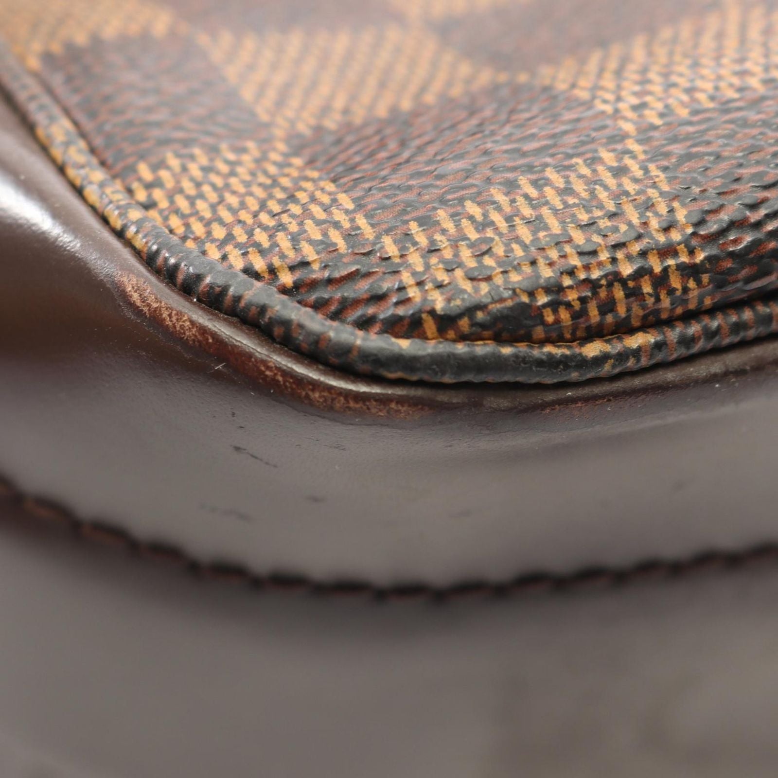 Louis Vuitton Shoulder Bag Bastille Damier Ebene Canvas Leather — view 9