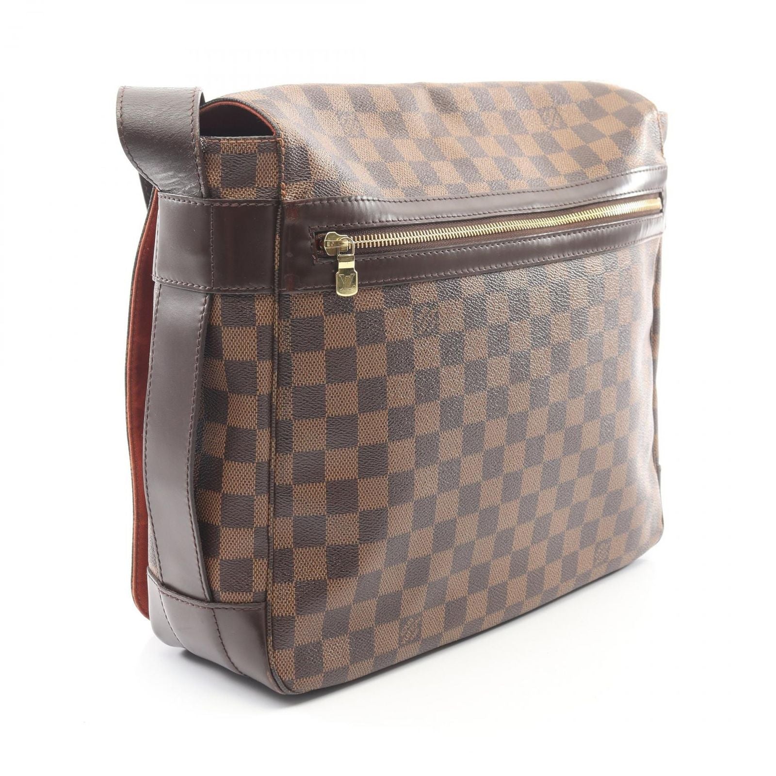 Louis Vuitton Shoulder Bag Bastille Damier Ebene Canvas Leather — view 2