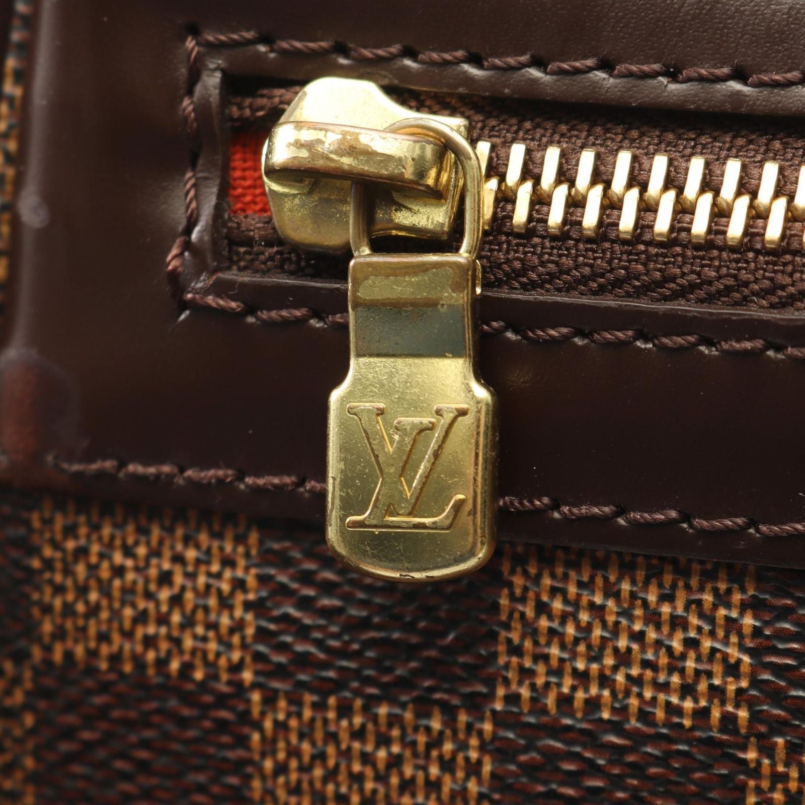 Louis Vuitton Shoulder Bag Bastille Damier Ebene Canvas Leather — view 8