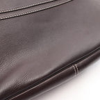 Celine Handbag Boogie Bag Dark Brown Leather — view 7