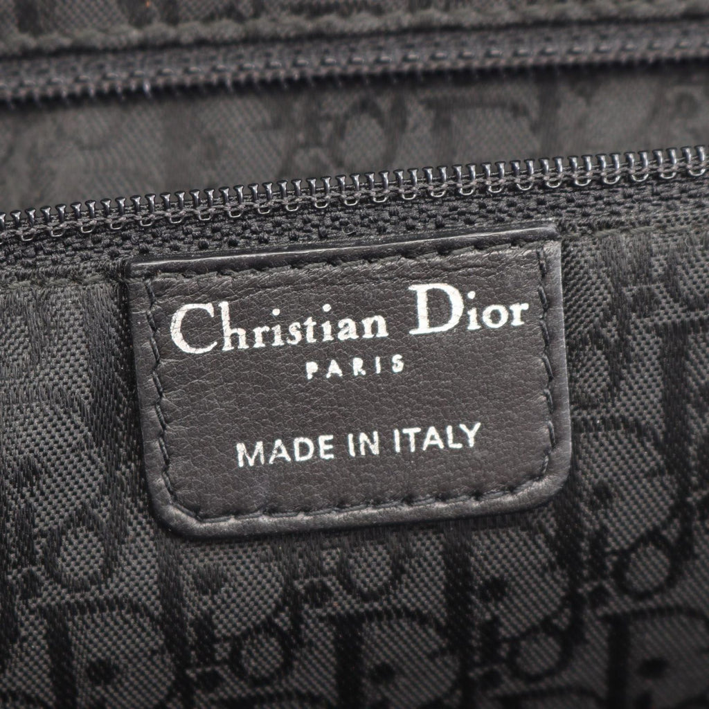 Dior Tote Prissy Gather Black Leather — view 4