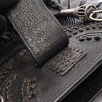 Dior Tote Prissy Gather Black Leather — view 9