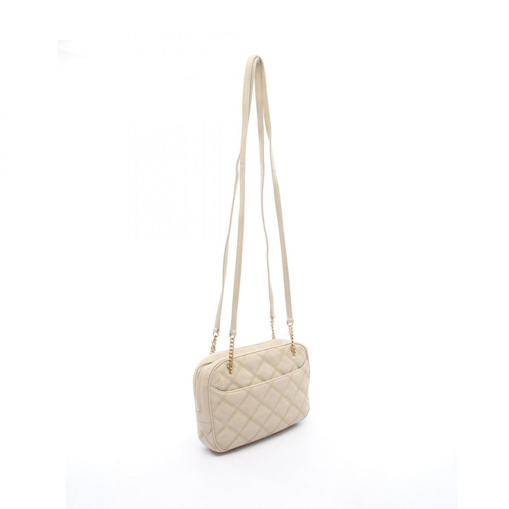 Saint Laurent Paris Shoulder Bag Ivory Leather — view 2