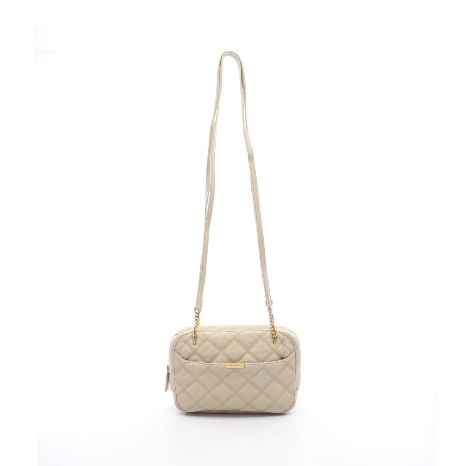 Saint Laurent Paris Shoulder Bag Ivory Leather