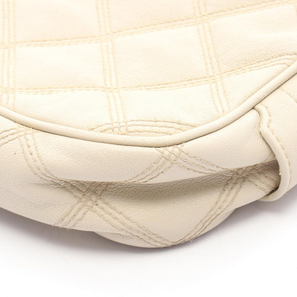 Saint Laurent Paris Shoulder Bag Ivory Leather — view 8