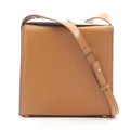 Celine Shoulder Bag Turnlock Brown Leather