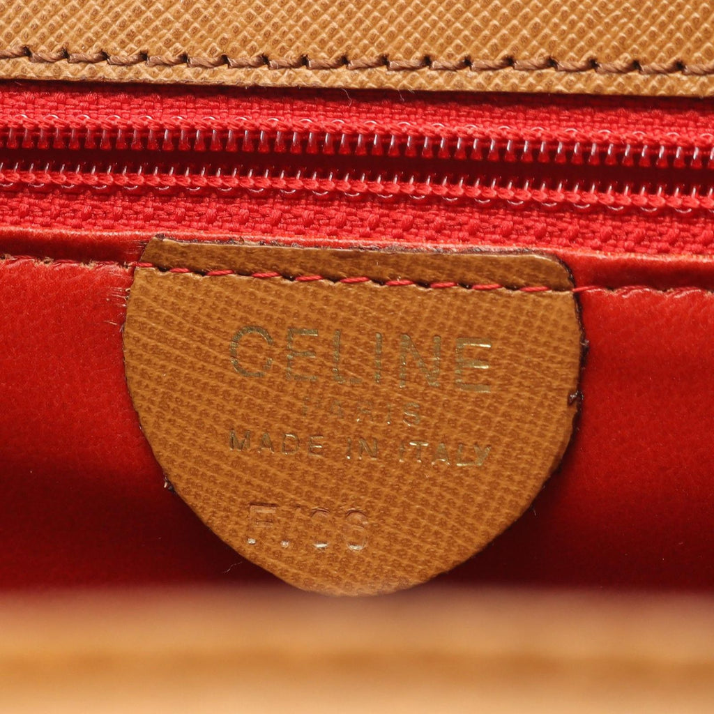 Celine Shoulder Bag Turnlock Brown Leather — view 4