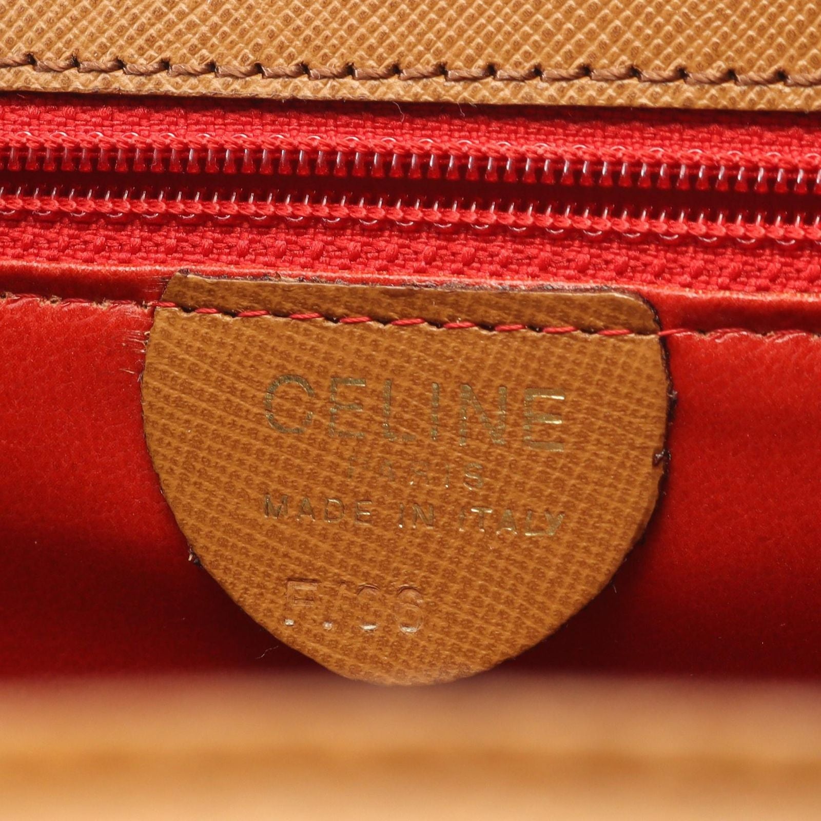 Celine Shoulder Bag Turnlock Brown Leather — view 4