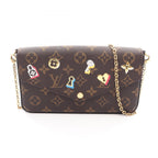 Louis Vuitton Shoulder Bag Pochette Felicity Lovelock Pivoine Canvas