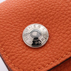 Hermes Waist Bag Pochette Green Orange Leather — view 8