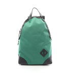 Hermes Backpack a Dos All Back Green Black Canvas Leather All T&c