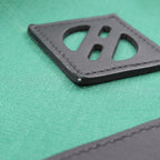 Hermes Backpack a Dos All Back Green Black Canvas Leather All T&c — view 6