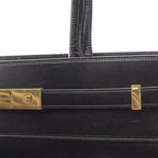 Saint Laurent Paris Tote Manhattan Black Leather — view 5