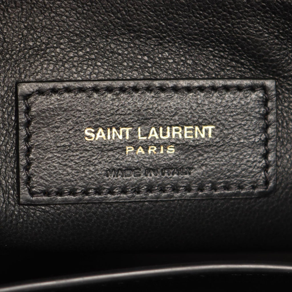 Saint Laurent Paris Tote Manhattan Black Leather — view 4